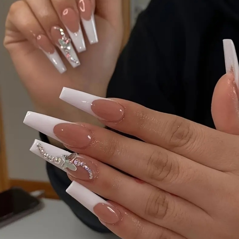 24 Pieces Fake Press On Nails